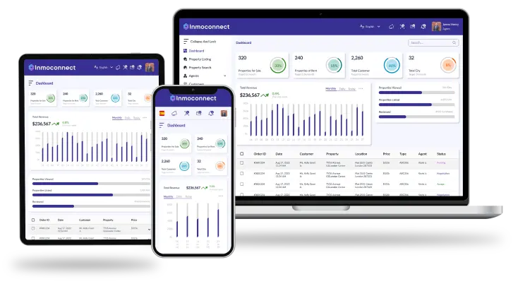 Inmoconnect dashbord